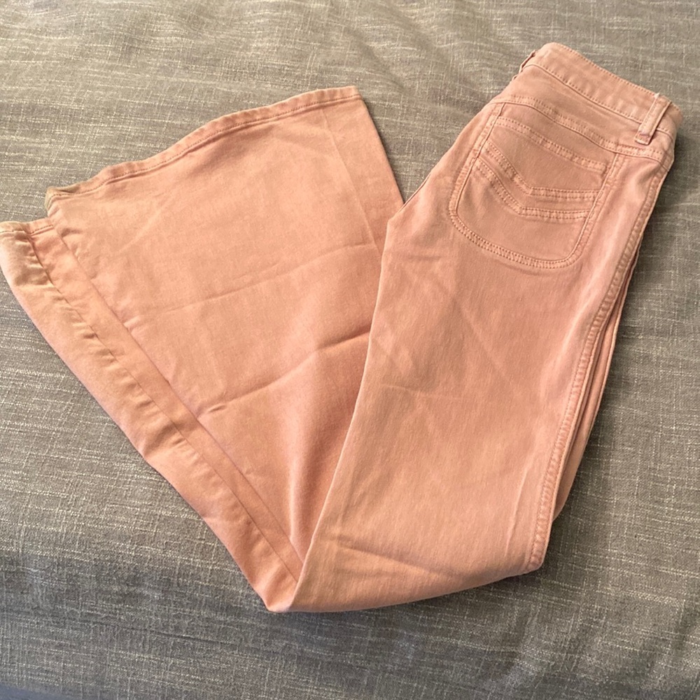 FREE PEOPLE blush pink bell bottoms ✨✨